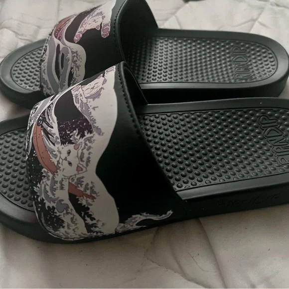 Ripndip Wave Slides Navy NWT - Picture 4 of 4